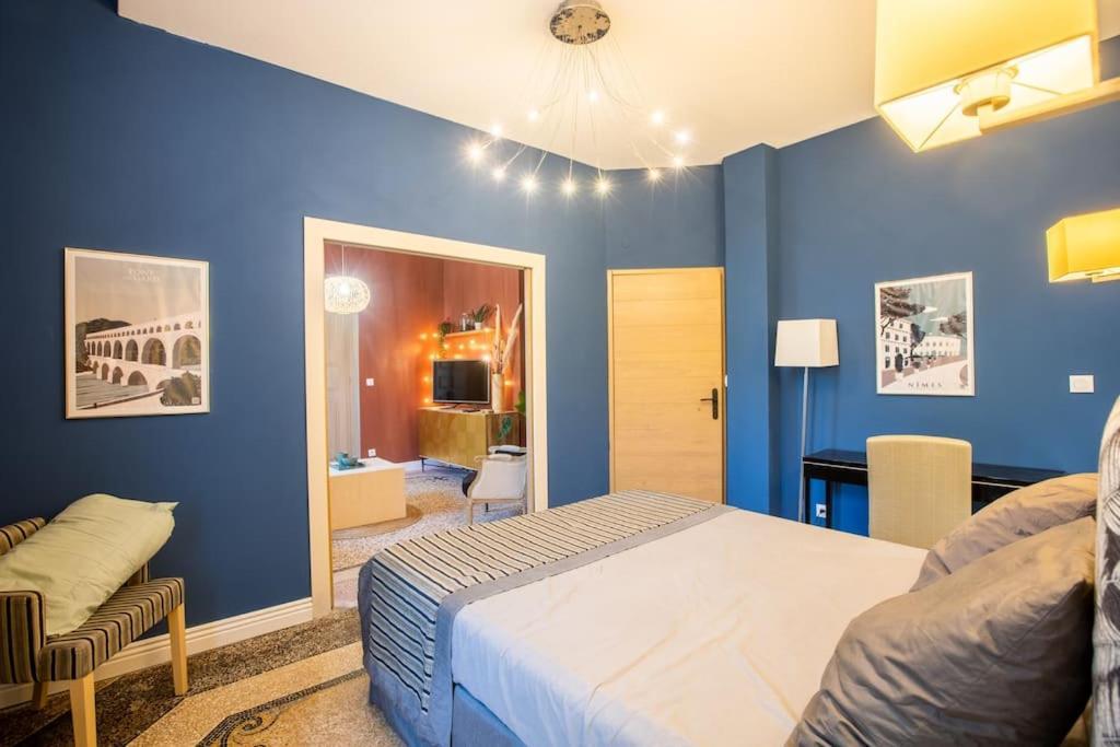 La Suite 2 Pieces Lit Queen Size Entree Privee Nimes Ngoại thất bức ảnh